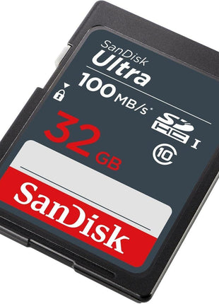 32GB Ultra 100MBs Sandisk SDHC Memory Card
