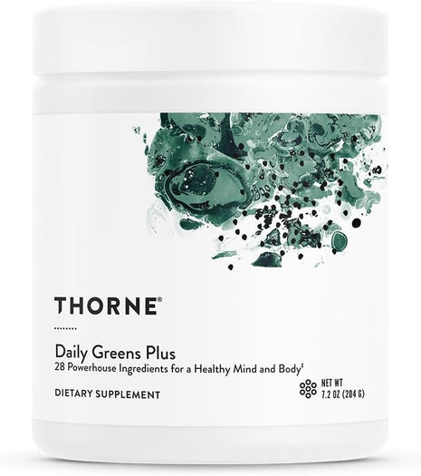 THORNE - Energy Bundle - Daily Greens Plus & Basic B Complex - Promotes Cellular Energy and Physical Endurance - 30 Servings