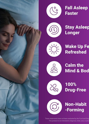 Force Factor Somnapure Drug-Free Sleep Aid for Adults | with Melatonin & Valerian, Non-Habit-Forming Sleeping Pills, Fall Asleep Faster, Wake Up Refreshed, 60 Tablets