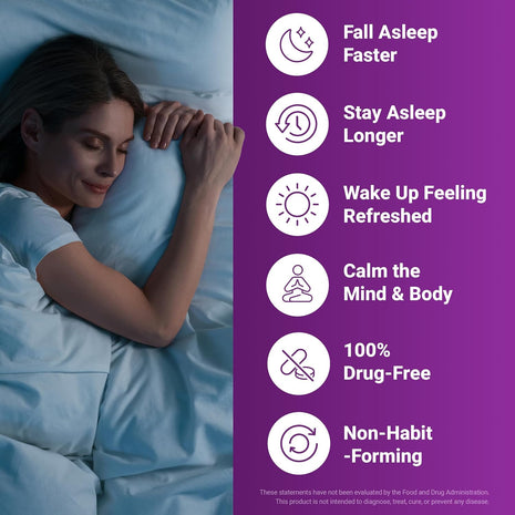 Force Factor Somnapure Drug-Free Sleep Aid for Adults | with Melatonin & Valerian, Non-Habit-Forming Sleeping Pills, Fall Asleep Faster, Wake Up Refreshed, 60 Tablets