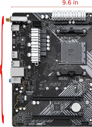 ASRock B450M/AC R2.0 AM4 AMD Promontory B450 SATA 6Gb/s Micro ATX AMD Motherboard