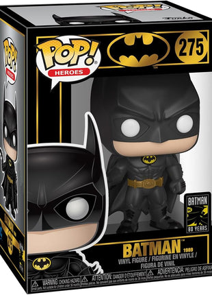 Funko POP! Heroes: DC Comics - Batman 80th - Batman (1989) | Official Superheroes Merch - Collectable Vinyl Figurine for Shelf Display - Birthday Gift Idea for Fans and Collectors