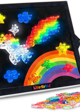 Lite Brite Classic, Favorite Retro Toy - Create Art with Light, STEM, Educational Learning, Holiday, Birthday, Gift, Boys, Kid, Toddler, Girls Age 4+