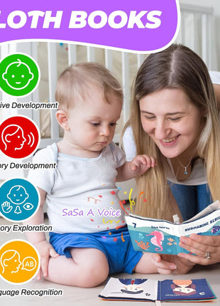 Montessori Toys for 1+ Year Old, 9-in-1 Learning Educational Toys | Wooden Montessori Toys with 3-in-1 Activity Box, Pound Bench, Shape Puzzle, Cloth Books, Fishbone Matching & Ring Stacker