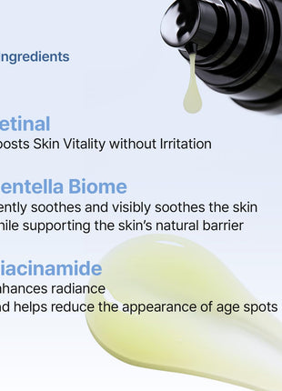 MEDITHERAPY Retinal Skin Booster Serum | Retinaldehyde, Niacinamide Anti-Aging Serum - K-Beauty Facial Serum for Fine Lines, Firming & Radiance | Hydrating Face Serum All Skin Types, 5.07 fl oz