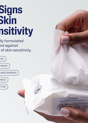 Cetaphil Gentle Makeup Removing Face Wipes, Daily Cleansing Facial Towelettes Gently Remove Makeup, Fragrance and Alcohol Free, 25 Count
