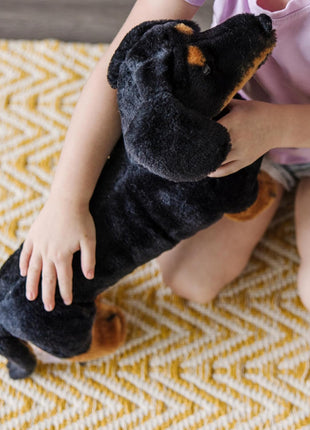 Melissa & Doug Giant Dachshund - Lifelike Stuffed Animal Dog Large