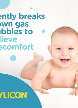 MYLICON Gas Relief Drops for Infants and Babies, Dye Free Formula, 1 Fl Oz. | Gentle simethicone drops relieve infant gas & discomfort · Safe for newborns · help baby to naturally relieve gas
