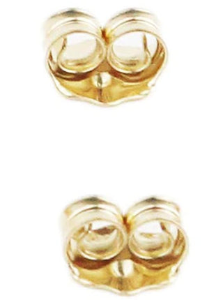 Orgrimmar 14K Gold Plated Earring Backs Yellow Ear Locking for Stud Ear Rings (3 Pairs)
