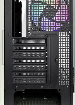 Thermaltake View 270 Plus TG ARGB Matcha Green Mid Tower E-ATX Case; 3x120mm ARGB Fans Included; Support Up to 360mm Radiator; Front & Side Dual Tempered Glass Panel; CA-1Y7-00MEWN-01; 3 Year Warranty