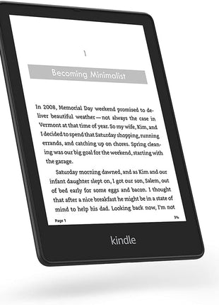 Amazon Kindle Paperwhite Signature Edition (32 GB) – With auto-adjusting front light, wireless charging, 6.8" display, and up to 10 weeks of battery life – Without Lockscreen Ads – Black