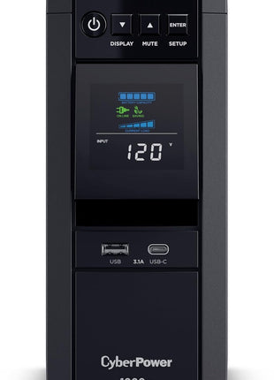 CyberPower CP1000PFCLCD PFC Sinewave UPS Battery Backup and Surge Protector | Surge Protector, 1000VA/600W, 10 Outlets, AVR, Mini-Tower