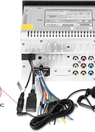 FingerLakes 3.5mm Microphone Assembly Mic for Car Vehicle Head Unit Bluetooth Enabled Stereo Radio GPS DVD