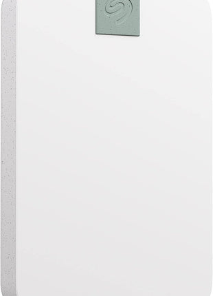Seagate Ultra Touch HDD 2TB External Hard Drive - 7mm, Cloud White, Post-Consumer Recycled Material, 6mo Dropbox and Mylio, Rescue Services (STMA2000400)