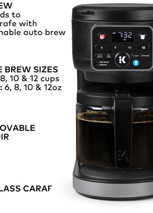 Keurig K-Duo Hot & Iced Single Serve & Carafe Coffee Maker, MultiStream Technology, 72oz Reservoir (Gen 2) | Multistream Tech, Brews K-Cup Pods and Grounds, Brew-over-Ice, Strong and Extra Hot, 6-12 Oz Cups, 6-12 Cup Carafe