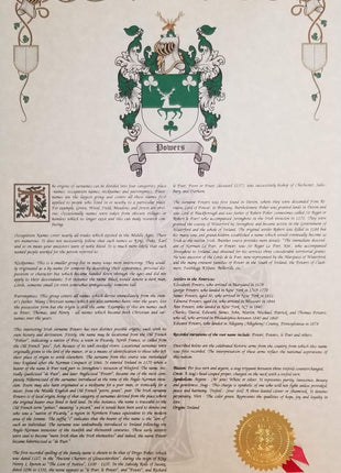 Mr Sweets Thornes Coat of Arms, Crest & History 11x17 Print - Name Meaning, Genealogy, Family Tree Aid, Ancestry, Ancestors, Namesakes - Surname Origin: English England