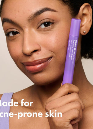 Hero Cosmetics Dark Spot Correct Spot-Fading 15% Vitamin C plus Hyaluronic Acid Serum. Improves the Look of Post Blemish Marks in 7 Days. Twist Applicator and Rollerball Tip for Easy Application. 10mL