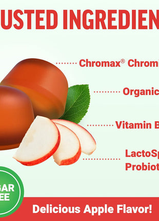 Force Factor ProbioSlim Apple Cider Vinegar Gummies | Keto ACV Gummies with Probiotics & Prebiotics to Support Digestion & Metabolism, Organic, Apple Flavor, 240 Gummies