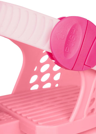 Minnie Mouse Junior Skates Includes Knee and Elbow Pads, Size Adjustable Design for Growing Feet