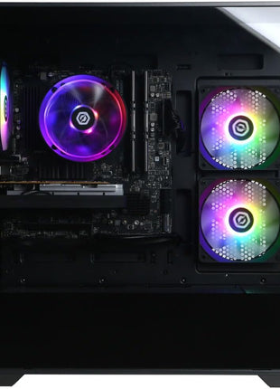 CYBERPOWERPC Gamer Master Gaming PC, AMD Ryzen 5 5500 3.6GHz, Radeon RX 6400 4GB, 16GB DDR4, 500GB PCIe Gen4 SSD, WiFi Ready & Windows 11 Home (GMA3100A)