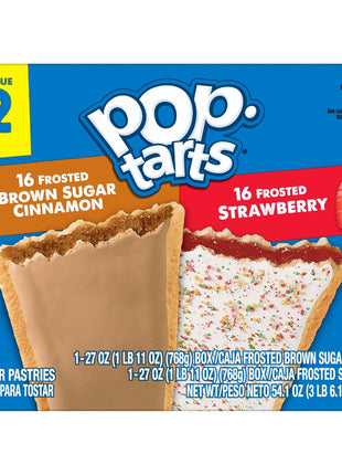 Pop-Tarts Toaster Pastries, Breakfast Foods, Kids Snacks, Variety Pack, 54.1oz Box (32 Count)