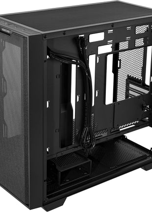 ASUS A21 Black Micro ATX PC Case Supports BTF Hidden Connector Technology, Graphics Cards up to 380mm, 360mm Coolers, & ATX PSUs, Includes Porous Front-Panel mesh, 2 Year Warranty