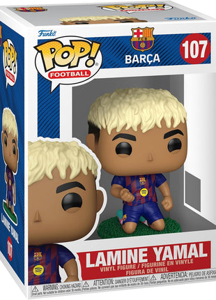 Funko Pop! Football: Barcelona - Lamine Yamal - Collectable Vinyl Figure - Gift Idea - Official Merchandise - Toys for Kids & Adults - Sports Fans - Model Figure for Collectors and Display
