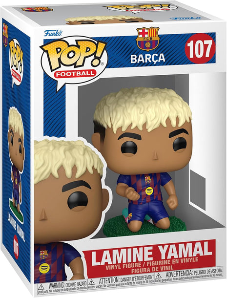 Funko Pop! Football: Barcelona - Lamine Yamal - Collectable Vinyl Figure - Gift Idea - Official Merchandise - Toys for Kids & Adults - Sports Fans - Model Figure for Collectors and Display