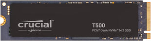 Crucial T500 PCIe Gen4 NVMe 2TB SSD, Up to 7,400MB/s, TLC NAND, Laptop & Desktop (PC) Compatible, for Creatives and Gamers, Solid State Drive, Includes 1Mo Adobe CC – CT2000T500SSD8