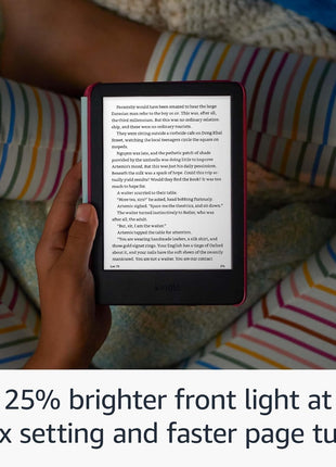 Amazon Kindle Kids 16GB (newest model) - If it breaks, we will replace it, includes ad-free books and cover, with glare-free display, faster page turns - Unicorn Valley