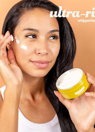 moochi Beef Tallow for Skin – Organic 100% Grass-Fed Whipped Balm with Rare Alpine Flower Honey, Natural Moisturizer Cream for Nourishing Skin Hydration