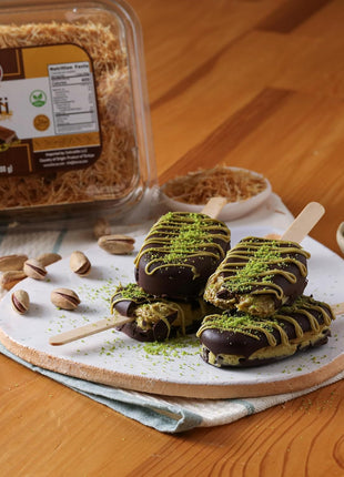 BISVUA Premium Roasted Kataifi Pastry 200g (7.1 oz) ??Golden Toasted Shredded Fillo Dough for Dubai Chocolate Filling, Pistachio Cream Recipes, Kunafa Dough & Crunchy Dessert w/ Katafi? and Knafeh