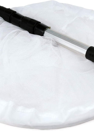 Insect and Butterfly Net with 12" Ring, 24" Net Depth, Handle Extends to 36 Inches