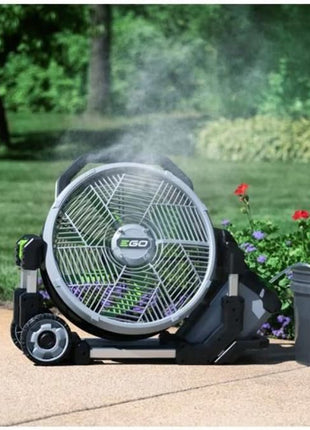 EGO POWER+ Portable Misting Fan, Outdoor Electric 18" 5 Speed Fan, Battery and Charger Not Included - FN1800