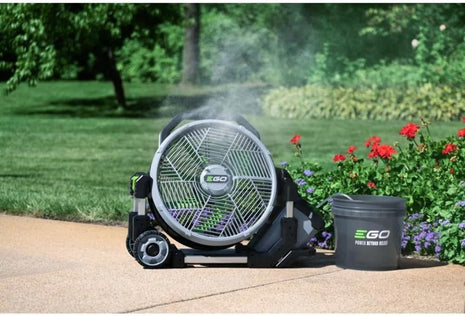 EGO POWER+ Portable Misting Fan, Outdoor Electric 18" 5 Speed Fan, Battery and Charger Not Included - FN1800