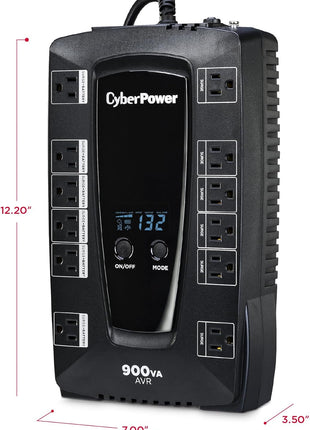 CyberPower AVRG900LCD Intelligent LCD UPS Battery Backup