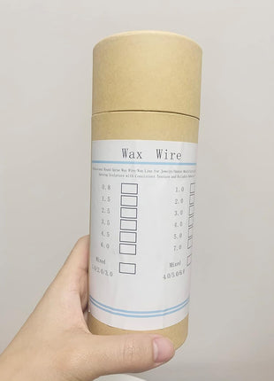 3 Bags Wax Line Wax Wire Sprue Wax for Jewelry Dental Casting Mould 0.8-7.0 Wax Moulding 3 Packs in One Bottle