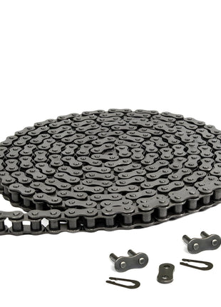 #35 Roller Chain 10 Feet (319 Links) + 2 Master Links for Go Karts, Mini Bikes, Motorcycles, Dirt Bike and Industrial Machinery