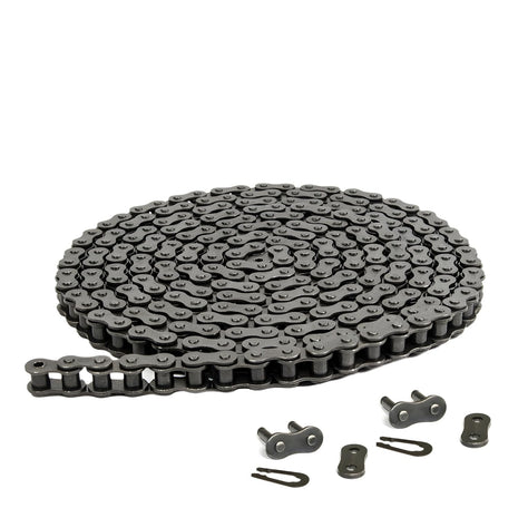 #35 Roller Chain 10 Feet (319 Links) + 2 Master Links for Go Karts, Mini Bikes, Motorcycles, Dirt Bike and Industrial Machinery