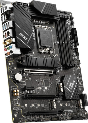 MSI PRO Z790-P WiFi ProSeries Motherboard (Supports 12th/13th/14th Gen Intel Processors, LGA 1700, DDR5, PCIe 5.0, M.2, 2.5Gbps LAN, USB 3.2 Gen2, HDMI/DP, Wi-Fi 6E, Bluetooth 5.3, ATX)