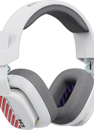 Logitech G Astro A10 Gen 2 Cross-Platform Wired Gaming Headset for PlayStation 5/4, Xbox S|X, Nintendo Switch, PC: 3.5mm Headphone Jack, 32mm Drivers, Flip-to-Mute Mic, Over-Ear - White/PS Edition