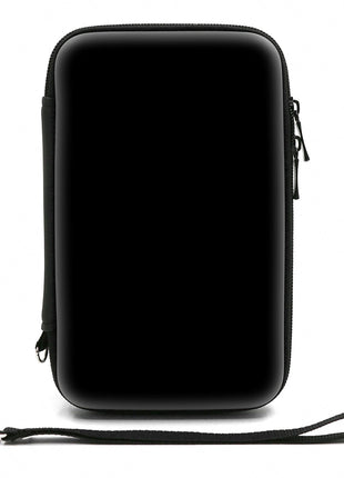 ADVcer 3DS Case, EVA Waterproof Hard Shield Protective Carrying Case with Detachable Hand Wrist Strap Compatible with Nintendo New 3DS, 3DS, 2DS XL or DSi, DS Lite, Black