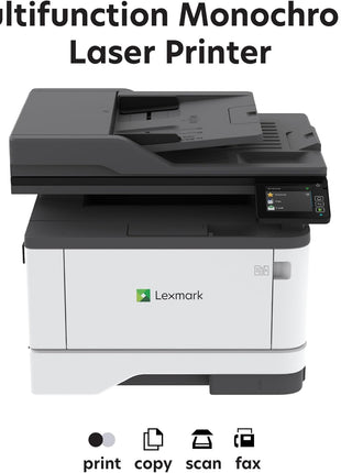 Lexmark MX331adn Black and White All-in-One Printer with Touchscreen, Laser Device with Optional Wireless Connection, Duplex Printing and Analogue Fax (3-Series) (29S0150) (1) (1)