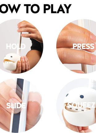 Otamatone Japanese Electronic Synthesizer Musical Instrument Toy - White | Portable Music Synthesizer from Japan by Maywa Denki Studio Award Winning Educational Fun Gift for Children, Teens & Adults