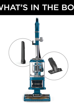 Shark Navigator Lift-Away Vacuum, Self-Cleaning, HEPA, Teal, ZU503AMZ | Lift-Away Pod, Pet Hair Pickup, Swivel Steering, 1200W Power, Upholstery Tool and Pet Crevice Tool for Above-Floor Cleaning