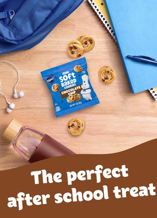 Pillsbury Mini Soft Baked Cookies, Chocolate Chip, Snack Bags, 10 Ct, 10 oz