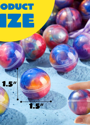 JOYIN Slime Party Favors, 36 Pack Galaxy Slime Ball- Stretchy, Non-Sticky, Mess-Free, Stress Relief, and Safe - Toys for Girls and Boys - Easter, Classroom Reward, Party Supplies, Valentines