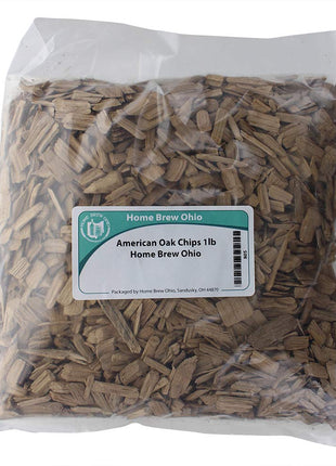 Home Brew Ohio American Medium Toasted Oak Chips, 1 lb.