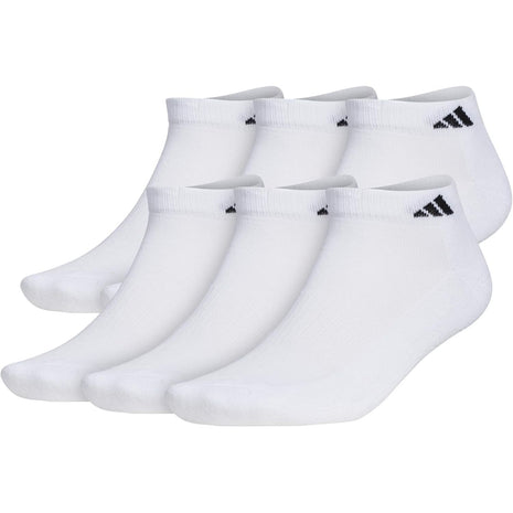 adidas Mens Athletic Cushioned Low Cut Ankle Socks (6-Pair Pack)