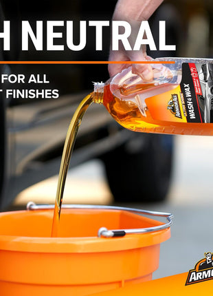 Armor All Ultra Shine Car Wash and Car Wax by Armor All, Cleaning Fluid for Cars, Trucks, Motorcycles, 64 Fl Oz Each